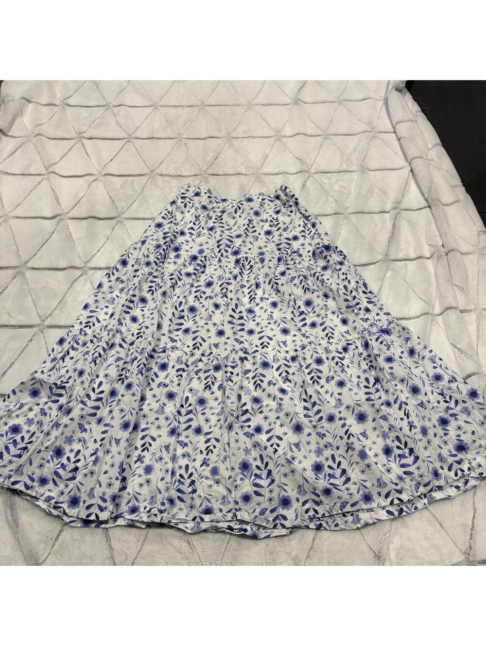 GAP Boho Fairy Floral Print Women's Skirt Size 8 Medium Cotton Comfortable